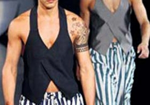 Gaffur pijaması Armani defilesinde!