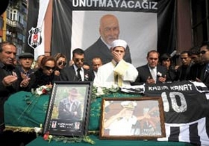 Kazım Kanat son yolculuğuna uğurlandı