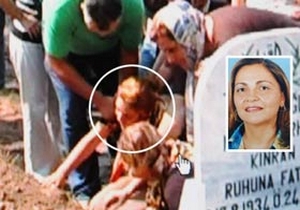 Eşini domuz bağıyla öldürten kadın