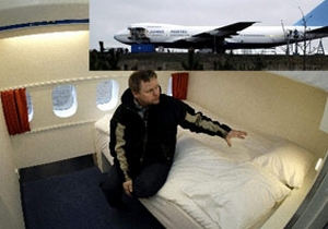 Jumbo Jet'te kalmak ister misiniz?