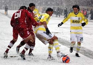 'Kar'topunu Fener kazandı