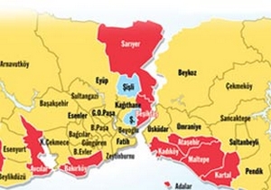 İstanbul'un siyasi haritası değişti
