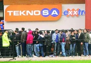 Teknosa'da 'Müşteri figüran oldu'