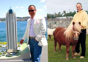 Gökdelenleri dikti, çiftliğe kaçtı