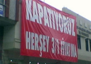 Süper bir iş fikri: 'kapatıyoruz'