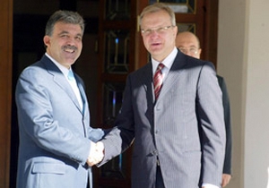 Rehn ve Gül Kayseri'de