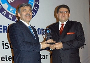 Boydak'tan Gül'e plaket