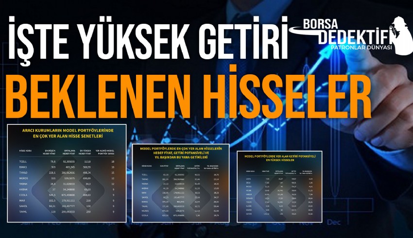 27 aracı kurumun model portföylerinden Foreks derlemesi...Potansiyelleri en yüksek olan hisseler...