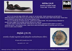 Müfide Çalık Seramik ve Heykel sergisi