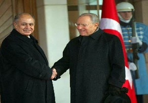 Cumhurbaşkanı Sezer, İtalyan Cumhurbaşkanı Ciampi ile biraraya geldi