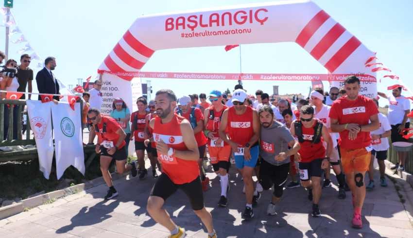 295 kilometrelik Zafer Ultra Maratonu başladı