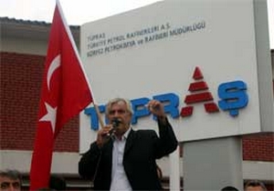 Tüpraş işçileri iş bıraktı