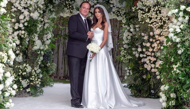 55 yaşındaki ünlü yönetmen Tarantino, 35 yaşındaki İsrailli şarkıcı Daniella Pick ile dünya evine girdi