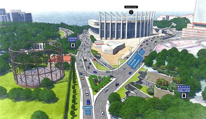 70 dakikalık yol 5 dakikaya inecek...