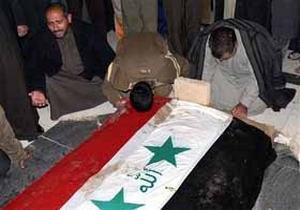 Saddam'ın mezarından ilk görüntü
