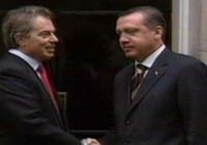 Erdoğan Blair'le buluştu