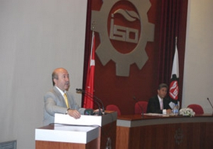 Unakıtan İSO'da konuştu