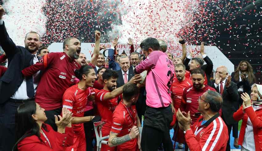 Ampute Futbol Milli Takımı Dünya Şampiyonu oldu