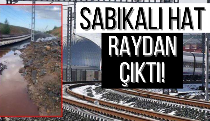 Ankara-Sivas YHT hattında lokomotif raydan çıktı! 64 milyar liraya mal olmuştu
