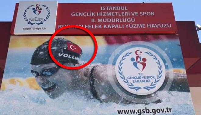 Bakanlıktan skandal afiş: Güçlü Türkiye için Amerikalı Dana Vollmer!