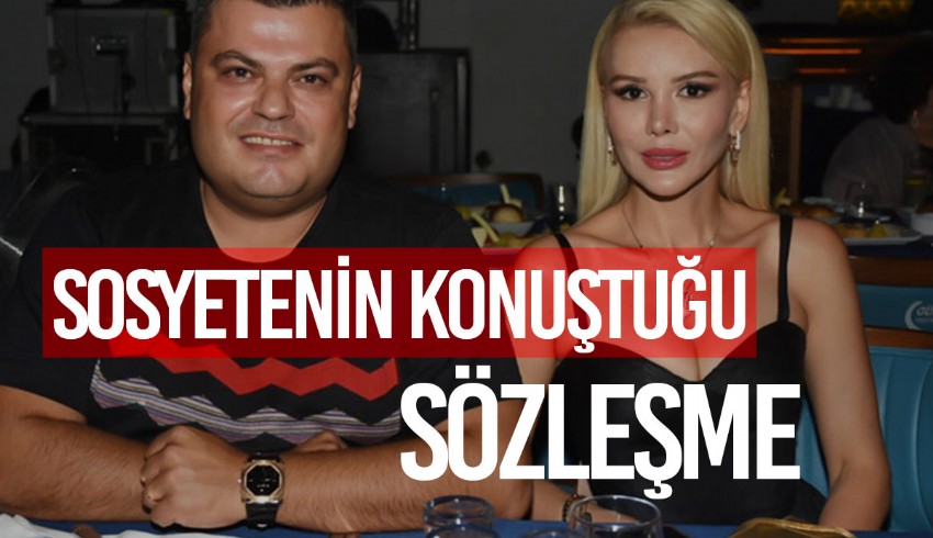 Baran Aras'ın, eşini ikna etmek için kabul ettiği sözleşme sosyetenin gündeminde