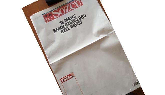 Boş sayfalı Sözcü kaç yüz bin sattı?