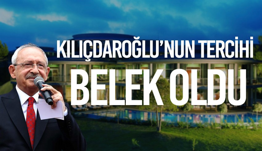 CHP lideri Kılıçdaroğlu, bayram tatilini Belek'te geçirdi
