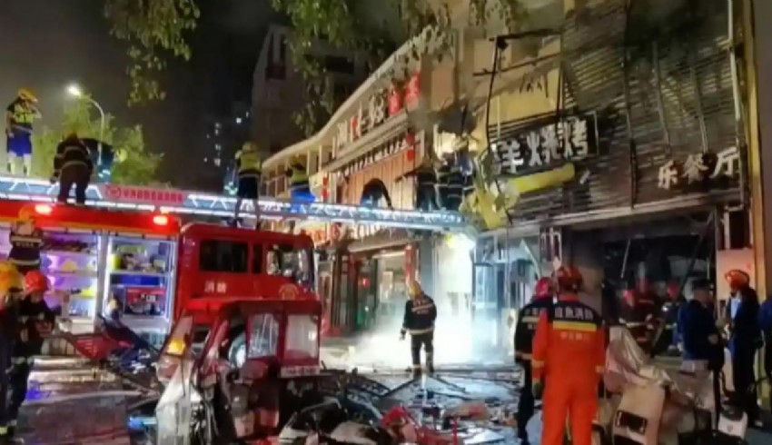 Çin'deki restoranda feci patlama: 31 ölü