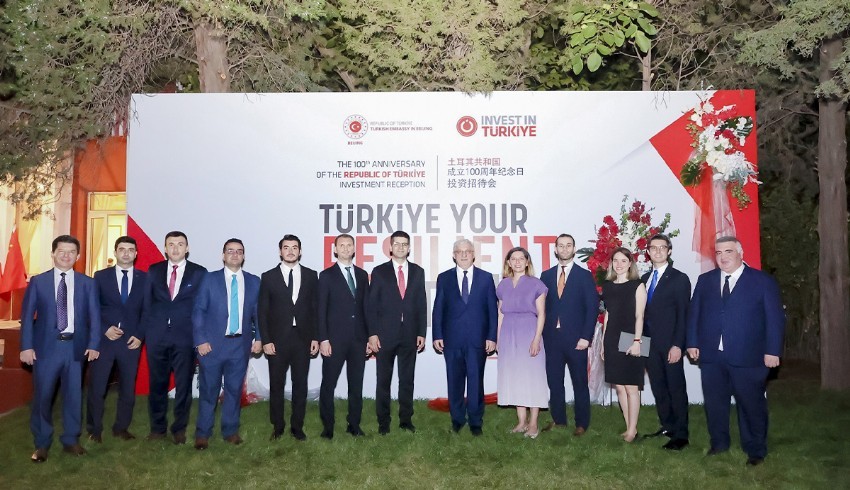 Çinli yatırımcılar için Pekin Büyükelçiliği'nde özel resepsiyon
