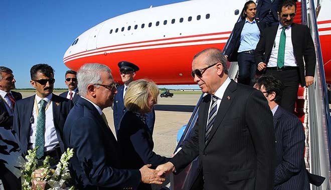 Cumhurbaşkanı Erdoğan'ı ABD'de kim karşıladı?