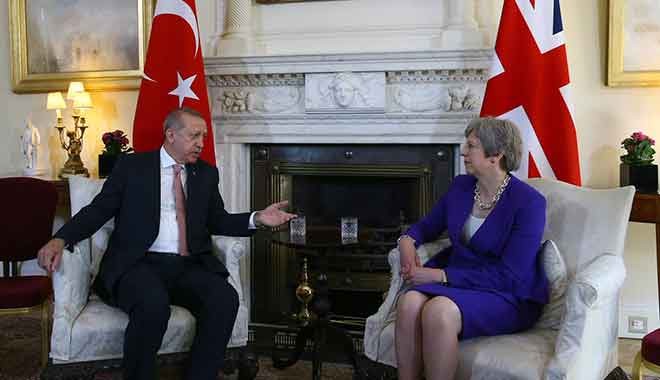 Cumhurbaşkanı Erdoğan ve İngiltere Başbakanı May'den flaş İsrail açıklaması