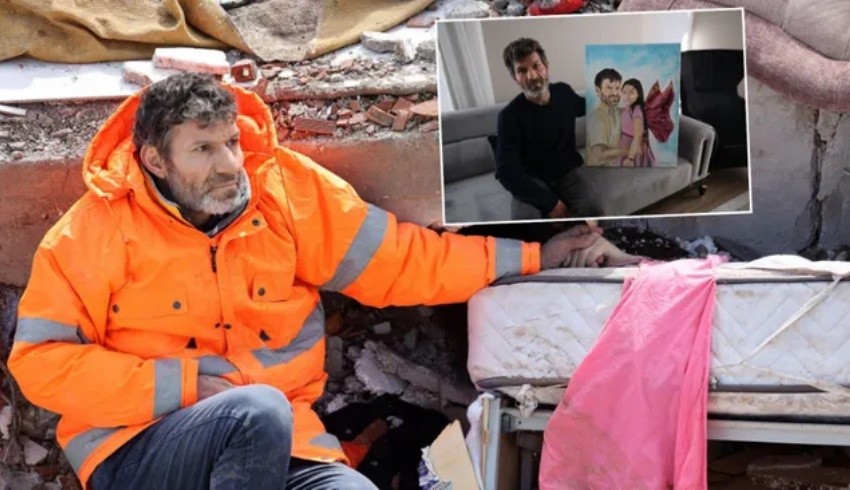 Depremin sembol ismi Mesut Hançer AFP'nin gündeminde! Odasında bu tablo asılı