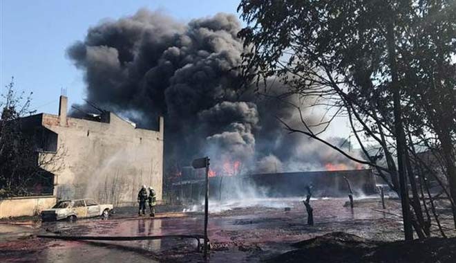 Dev fabrika yandı, arsa sahibi ile fabrikatör birbirine girdi