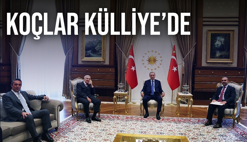 Erdoğan, Ali Koç ve Rahmi Koç'u kabul etti