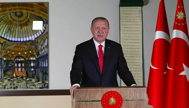 Erdoğan: Ayasofya'yı 24 Temmuz'da Cuma namazı ile birlikte ibadete açacağız