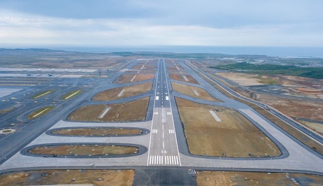 İstanbul Havalimanı üçüncü pistinin yüzde 40’ı uçtu