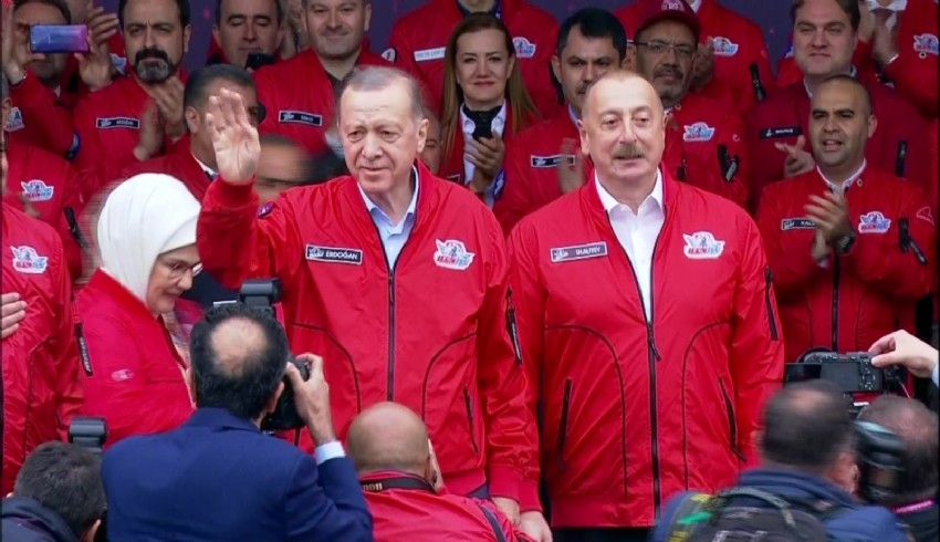 Erdoğan ve Aliyev'den TEKNOFEST ziyareti