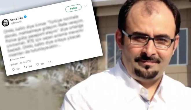 FETÖ firarisi Emre Uslu'dan mesaj: OHAL kalktı diye ortaya çıkmayın