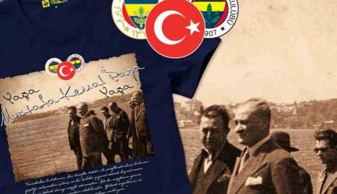 Fenerbahçe’den Mustafa Kemal Atatürk tişörtü