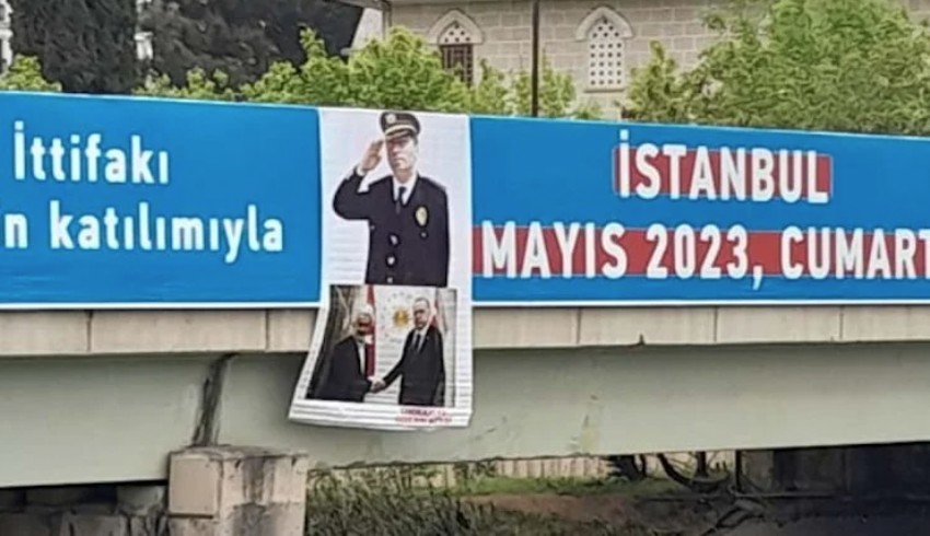 Gaffar Okkan afişli protesto