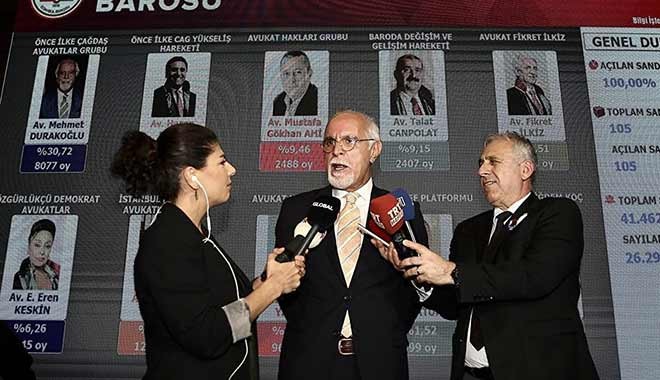 İstanbul, Ankara ve İzmir barolarının yeni başkanları belli oldu