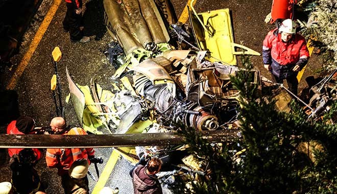 İstanbul Çekmeköy'de askeri helikopter düştü: Dört askerimiz şehit oldu