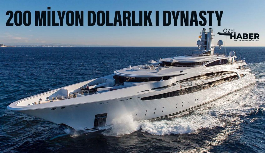 Kazak milyarder Alijan Ibragimov'ın ünlü yatı 'I Dynasty'i yeniden Bodrum'da