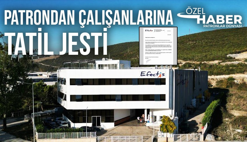 Kocaeli'nde faaliyet gösteren firmadan çalışanlarına 30 bin liralık tatil desteği