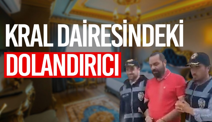 Konya'da dolandırıcılık hükümlüsü kral dairesinde kaldığı otelden çıkarken yakalandı