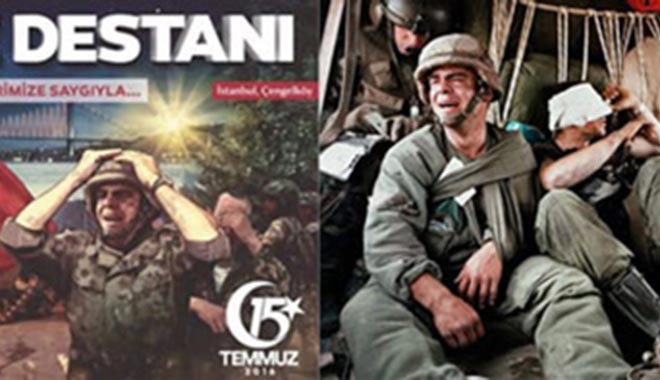 Körfez Savaşı’ndaki ABD askerinin 15 Temmuz afişinde işi ne!