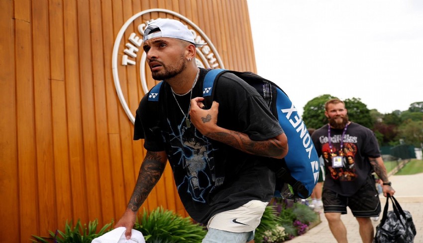 Kyrgios Wimbledon'dan çekildi