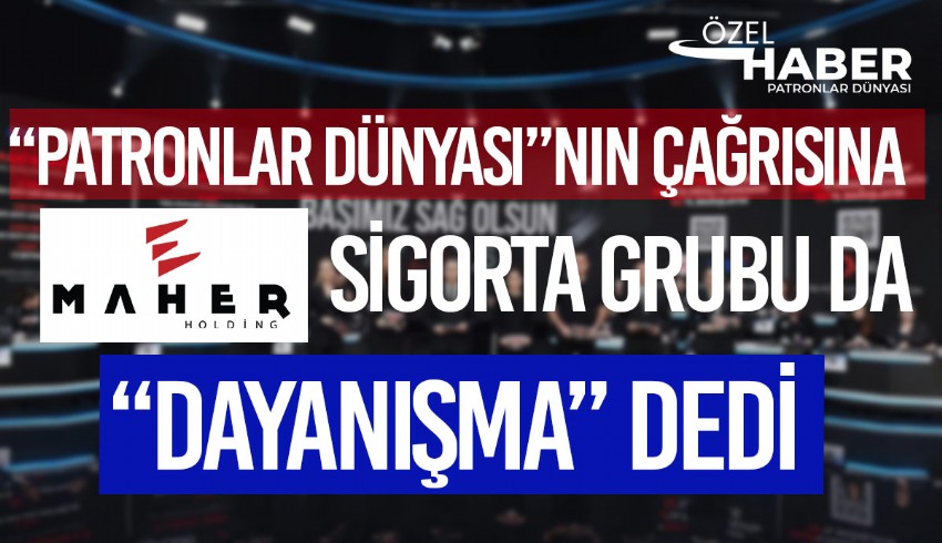 Maher Holding Sigorta Grubu da çağrımıza ses verdi... 3 milyon liralık deprem bağış dekontunu paylaştı