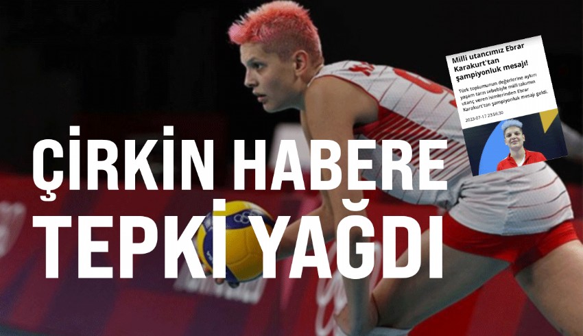 Milli Voleybolcu Ebrar Karakurt'a destek mesajları yağdı!