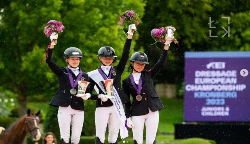 Milli binici Lal Mira, Avrupa üçüncüsü oldu